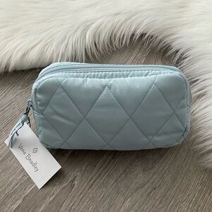 🩵 VERA BRADLEY Essential Mini Belt Bag in Ultralight Sea Salt Blue